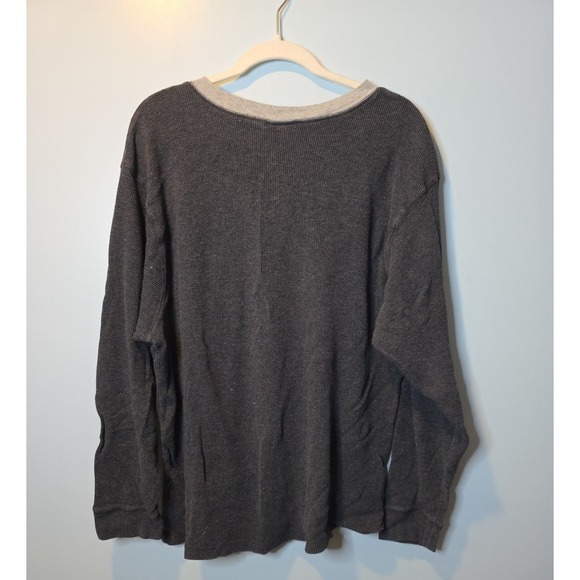 Vintage MICKEY Mouse Shirt Men's Thermal DISNEY Store Exclusive Gray Lg/XL - Picture 6 of 6